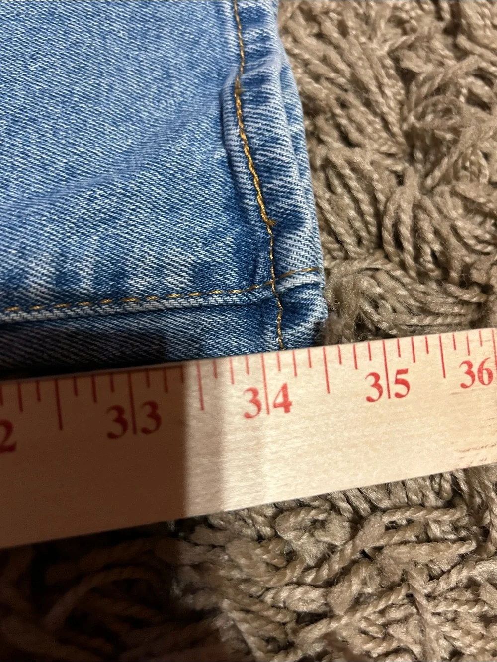 Vintage Levis 501 Jeans Mens Size 34x36 Made In Egypt Button Fly Straight Leg